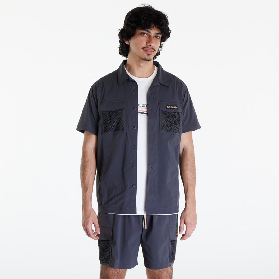 Ing Columbia Painted Peak™ Woven Short Sleeve Shirt Shark S-alacsony-ár
