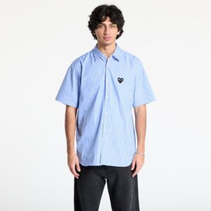 Ing Comme des Garçons PLAY Black Emblem Woven Shirt UNISEX Stripe S-alacsony-ár