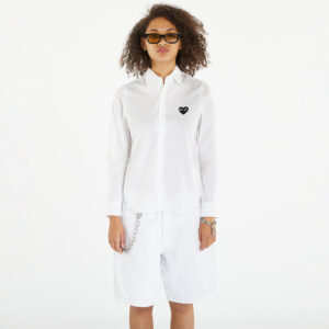 Ing Comme des Garçons PLAY Heart Logo Shirt White M-alacsony-ár