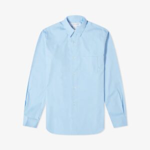 Ing Comme des Garçons SHIRT Forever Kids Shirt Woven Blue 8Y-alacsony-ár