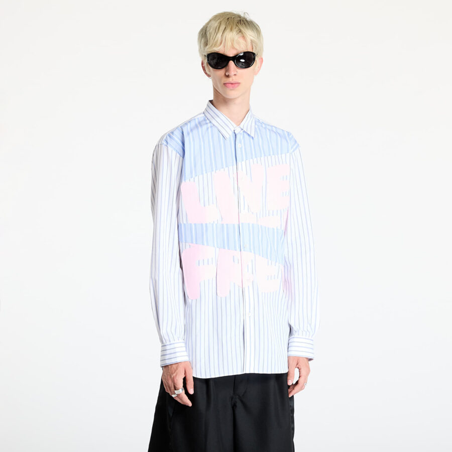 Ing Comme des Garçons SHIRT Woven Shirt White/ Mix S-alacsony-ár