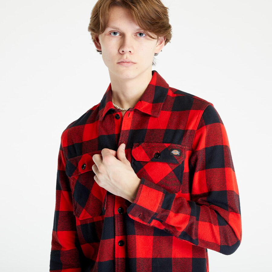 Ing Dickies New Sacramento Shirt UNISEX Red S-alacsony-ár