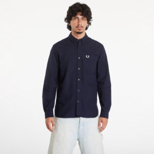 Ing FRED PERRY Oxford Shirt Navy M-alacsony-ár