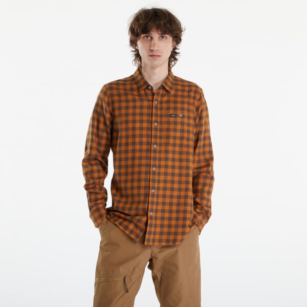 Ing Lundhags Ekren Long Sleeve Shirt Dark Gold S-alacsony-ár