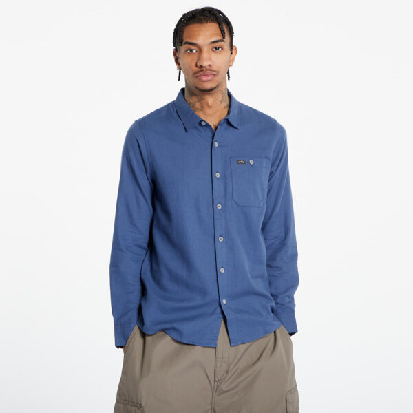 Ing Lundhags Ekren Solid Shirt Mid Blue M-alacsony-ár