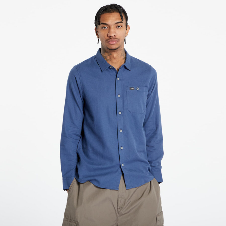 Ing Lundhags Ekren Solid Shirt Mid Blue M-alacsony-ár