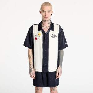 Ing New Era Stripe Revere Shirt UNISEX Navy S-alacsony-ár