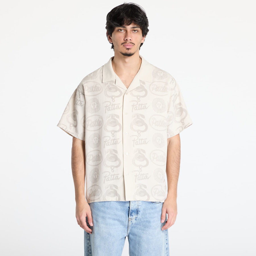 Ing Patta Serpentes Summer Shirt UNISEX Pumic Stone XS-alacsony-ár