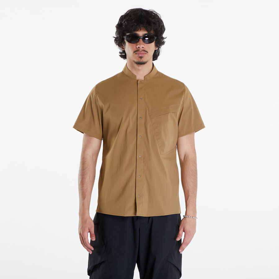 Ing Poutnik by Tilak Blade Short-sleeve Shirt Bronze Brown S-alacsony-ár
