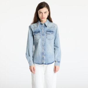 Ing Tommy Jeans Regular Western Shirt Denim XS-alacsony-ár