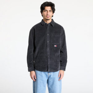 Ing Tommy Jeans Relaxed Chunky Cord Overshirt Gray S-alacsony-ár