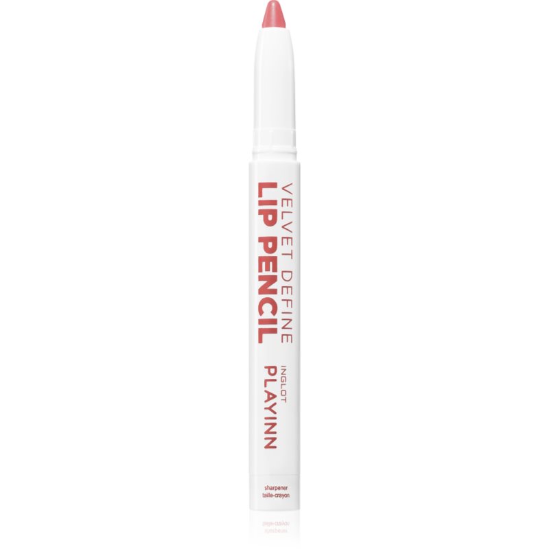 Inglot PlayInn Velvet Define Lip Pencil intenzív szájkontúrceruza árnyalat MELLOWED MAGENTA 65 1