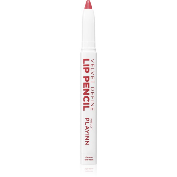 Inglot PlayInn Velvet Define Lip Pencil intenzív szájkontúrceruza árnyalat MUTED BERRY 66 1
