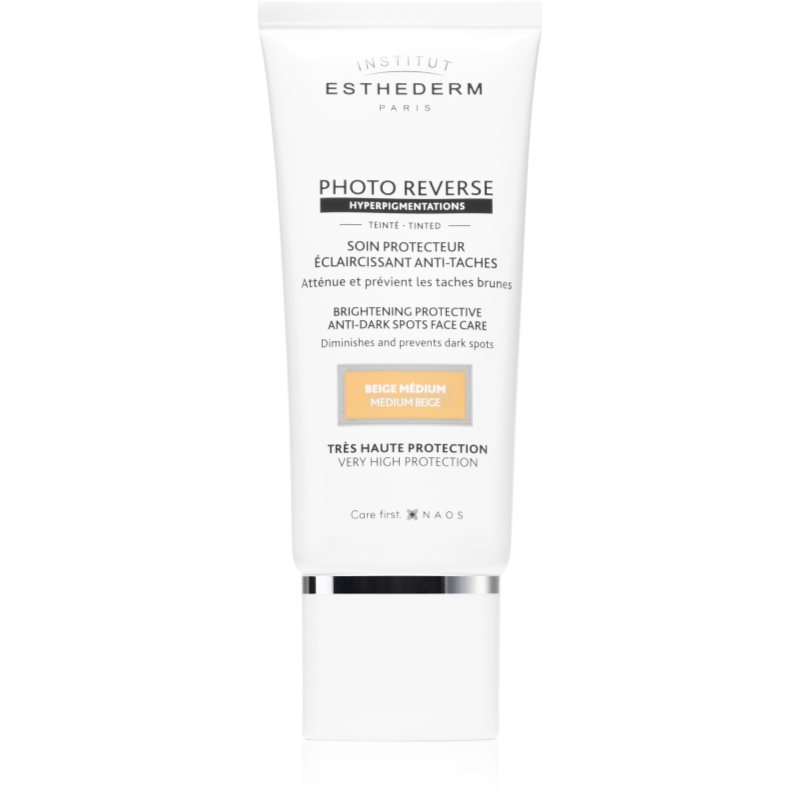 Institut Esthederm Photo Reverse Protective Anti-Dark Spots Tinted Face Care védő és tonizáló krém a pigmentfoltok ellen magas UV védelemmel árnyalat-Eredeti