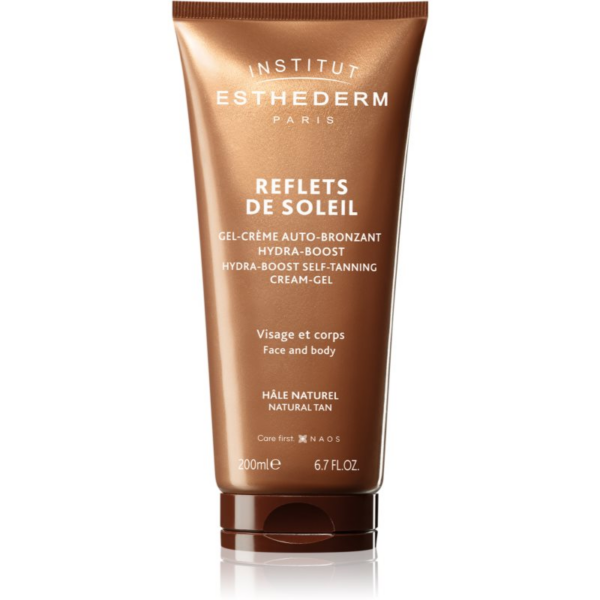 Institut Esthederm Reflects Of Sun Hydra-Boost Self-Tanning Cream-Gel önbarnító zselé arcra és testre 200 ml-Ár