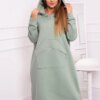 Insulated dress with hood dark mint