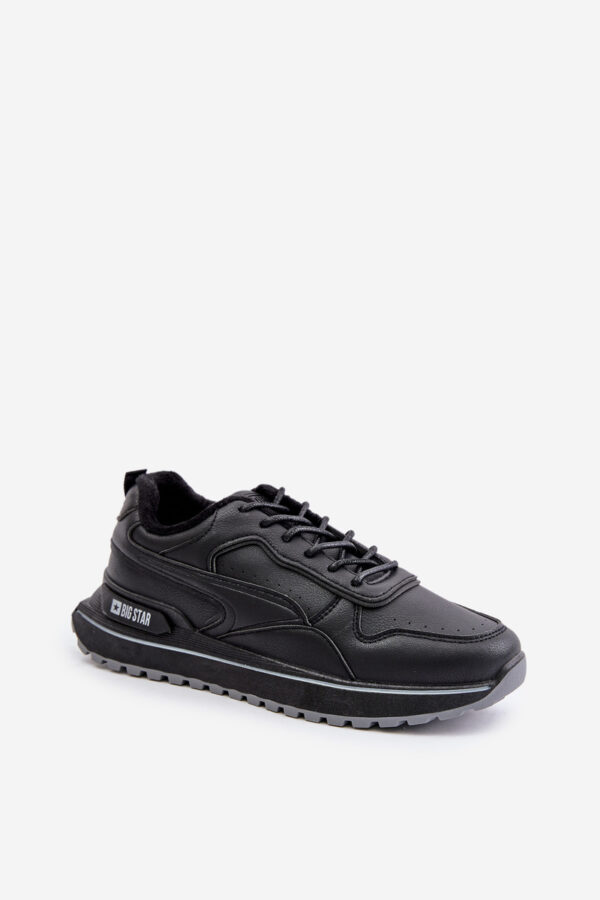 Insulated men's sneakers Big Star HI-POLY SYSTEM black