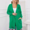 Insulated raincoat with hood green
