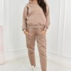 Insulated set sweatshirt + pants beige