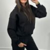 Insulated set sweatshirt + pants black