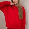 Insulated set with embroidery Los Angeles red