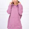 Insulated sweatshirt with slits on the sides