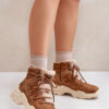 Insulated women's trappers Lee Cooper brown