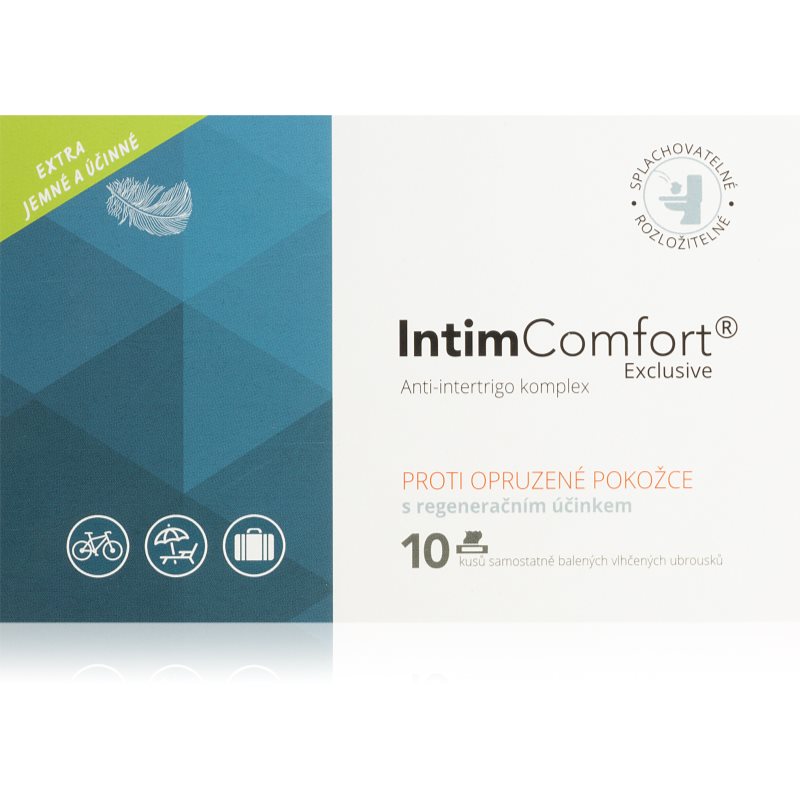 Intim Comfort Anti-intertrigo complex extra finom nedves törlőkendő tisztításra a bőr irritációja ellen 10 db-Ár