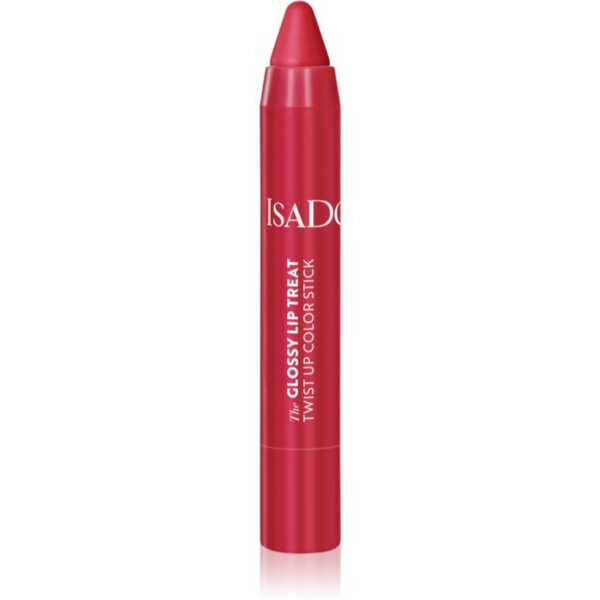IsaDora Glossy Lip Treat Twist Up Color hidratáló rúzs árnyalat 12 Rhubarb Red 3.3 g-Ár