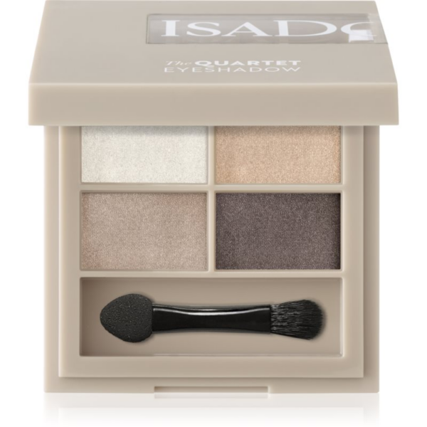 IsaDora The Eyeshadow Quartet szemhéjfesték paletta árnyalat 09 Pearls Allure 3.5 g