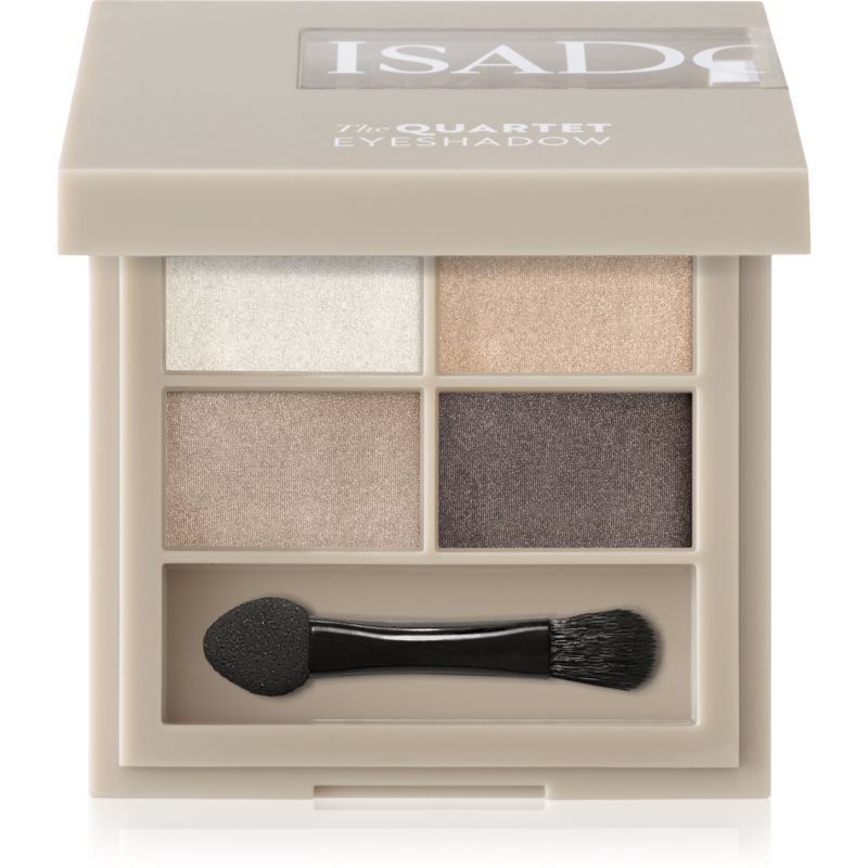 IsaDora The Eyeshadow Quartet szemhéjfesték paletta árnyalat 09 Pearls Allure 3.5 g