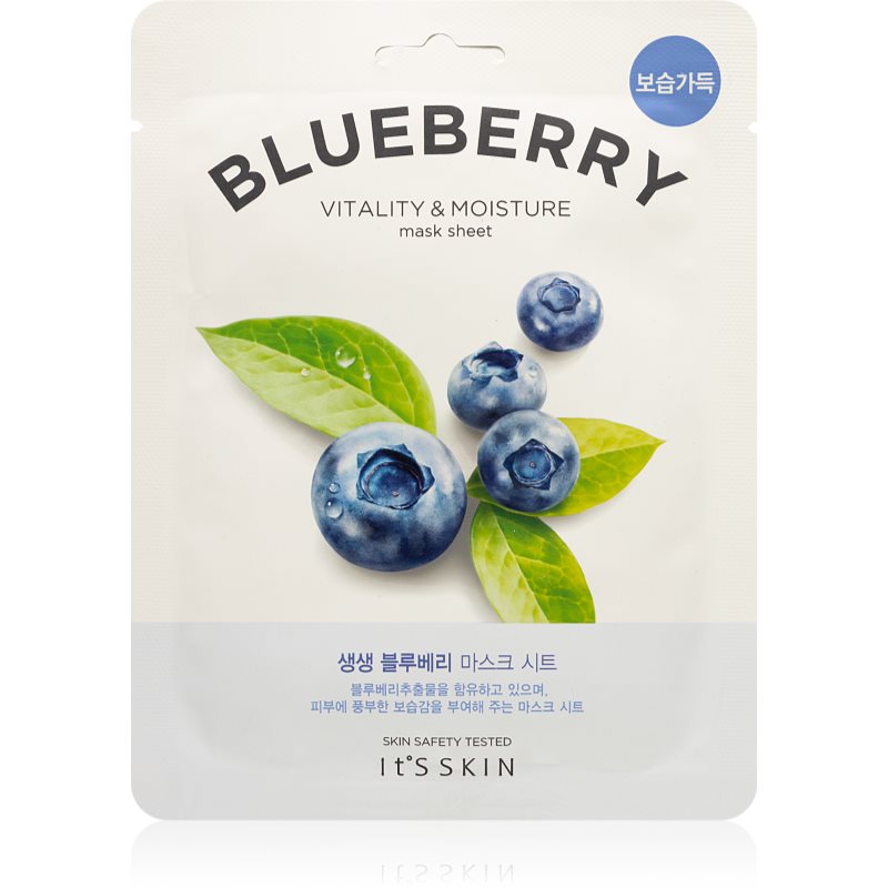 It´s Skin The Fresh Mask Blueberry hidratáló gézmaszk revitalizáló hatású 21 g-Ár
