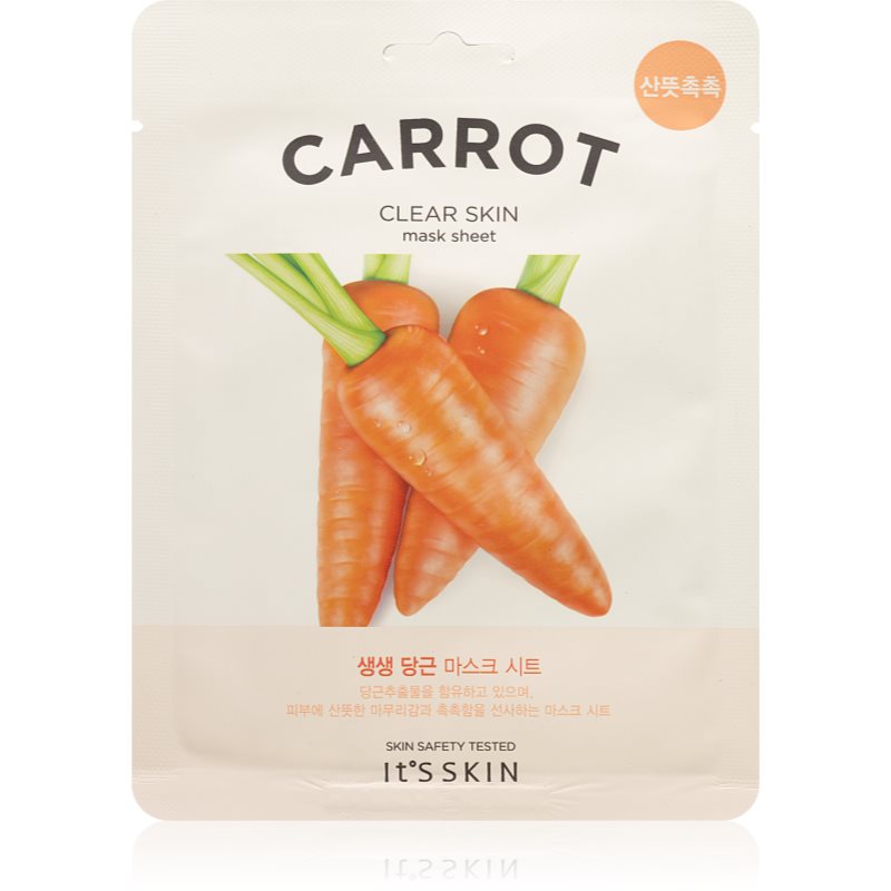 It´s Skin The Fresh Mask Carrot szövet arcmaszk tisztító hatással 19 g-Ár