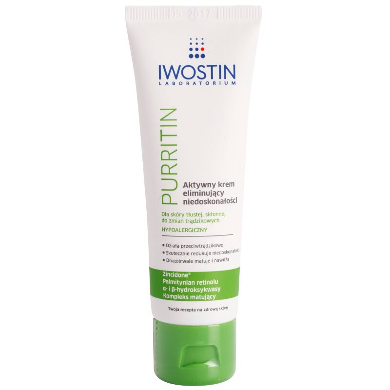 Iwostin Purritin aktív nappali krém a bőr tökéletlenségei ellen 40 ml-Eredeti