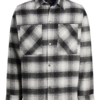 JACK & JONES Átmeneti dzseki 'Bane'  antracit / világosszürke / fehér-hu