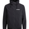 JACK & JONES Átmeneti dzseki 'JJERush'  fekete / fehér-Hungary