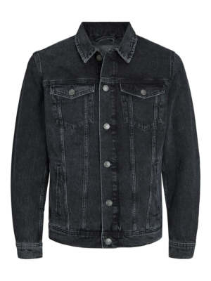 JACK & JONES Átmeneti dzseki 'JJJean'  fekete farmer-Hungary