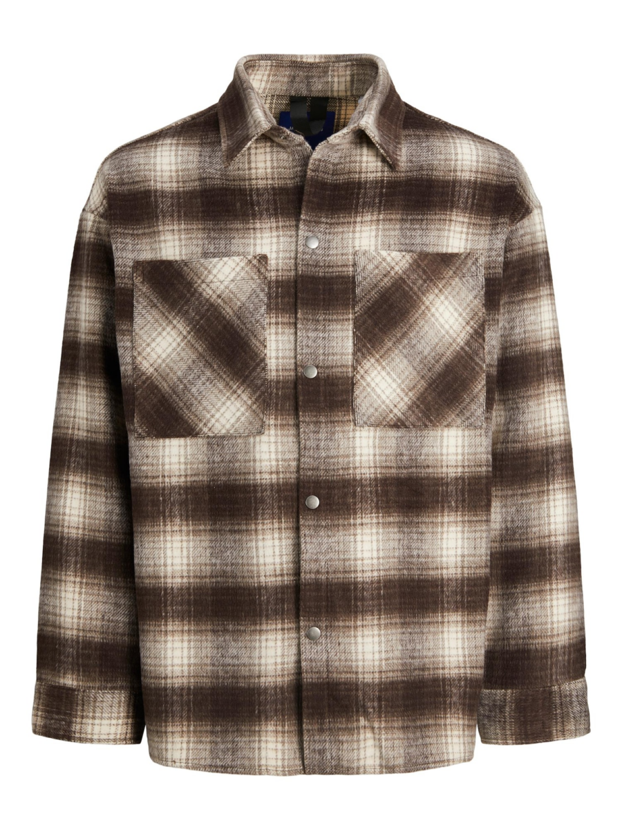 JACK & JONES Átmeneti dzseki 'JORBane'  krém / sötét barna-Hungary