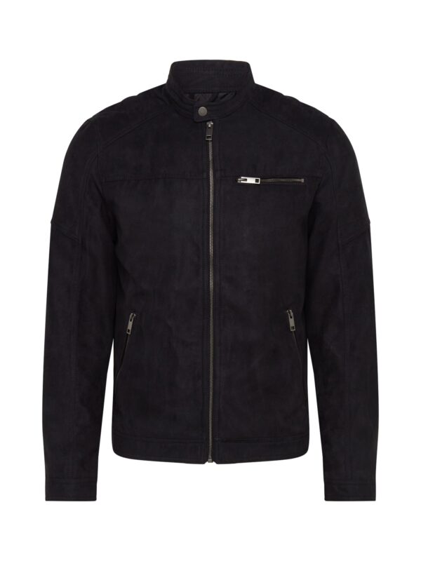 JACK & JONES Átmeneti dzseki 'Rocky'  fekete