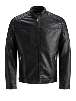 JACK & JONES Átmeneti dzseki 'Rocky'  fekete-hu