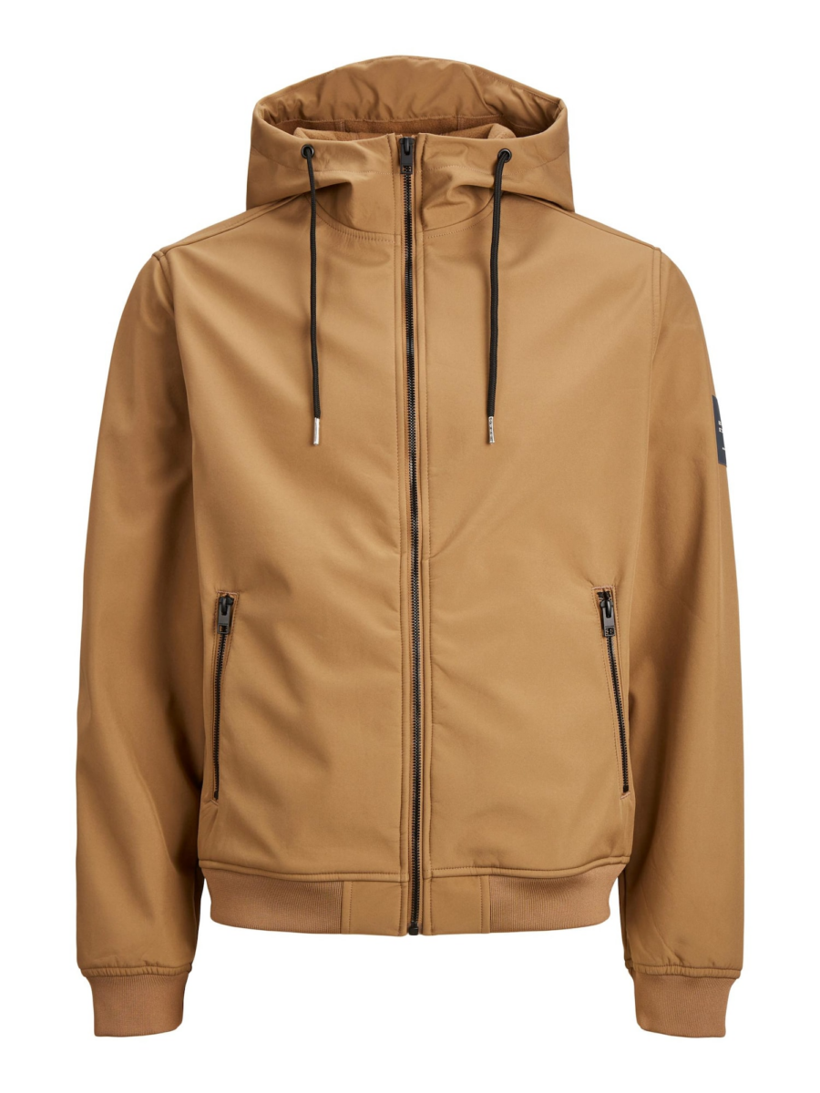JACK & JONES Átmeneti dzseki  világosbarna / fekete-Ár
