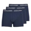JACK & JONES Boxeralsók 'Anthony'  sötétkék / fehér