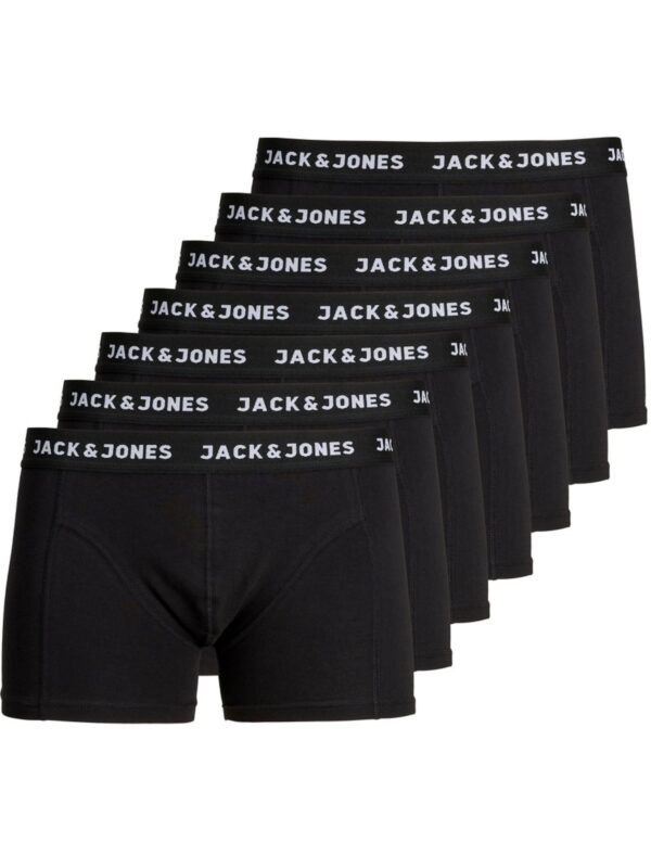 JACK & JONES Boxeralsók 'Chuey'  fekete / fehér