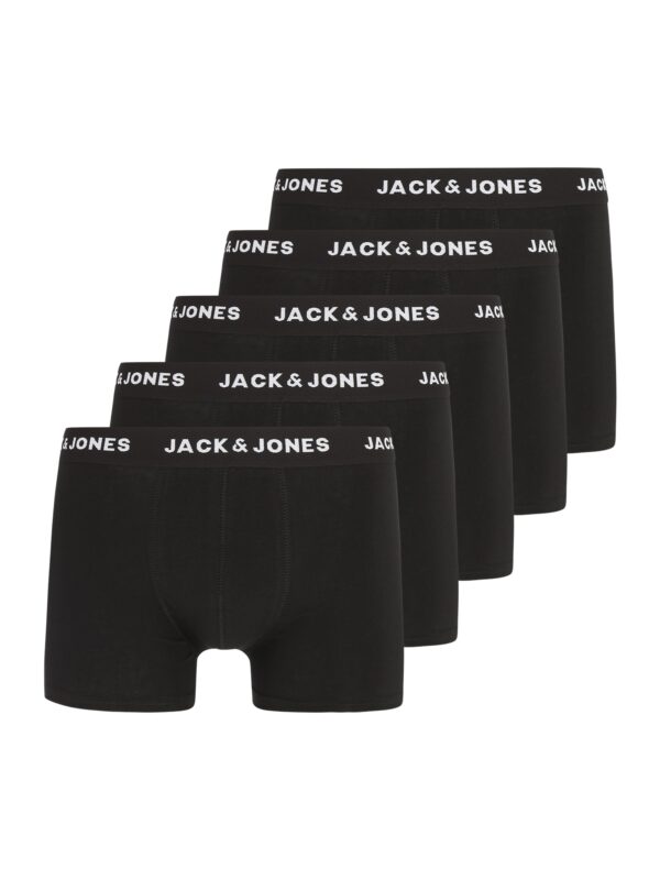 JACK & JONES Boxeralsók 'Huey'  fekete / fehér