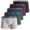 JACK & JONES Boxeralsók 'JACOliver'  tengerészkék / szürke / antracit / sötétzöld / borvörös