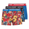 JACK & JONES Boxeralsók 'JJAzores'  kék / piros / fekete / fehér-Hungary
