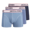 JACK & JONES Boxeralsók 'Jake'  tengerészkék / világoskék / sötétvörös / fehér-Ár
