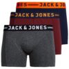 JACK & JONES Boxeralsók 'Lichfield'  tengerészkék / narancs / borvörös