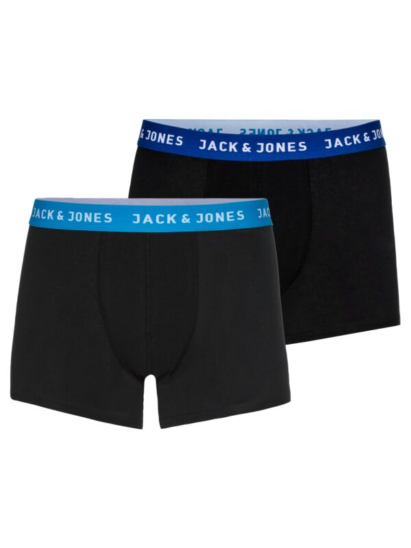 JACK & JONES Boxeralsók 'Rich'  királykék / fekete / fehér