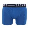 JACK & JONES Boxeralsók 'Sense'  kék / fekete / fehér
